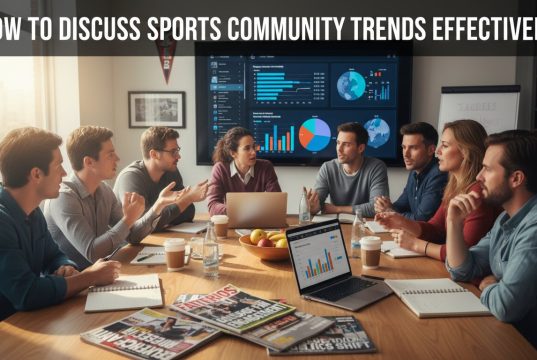 How to Discuss Sports Community Trends Effectively discuss sports community