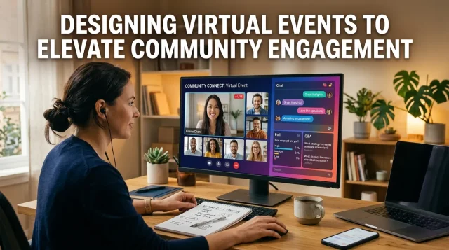 Designing Virtual Events to Elevate Community Engagement online community building